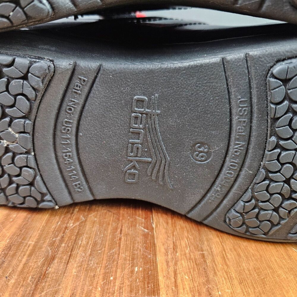 Dansko Women's XP 2.0 Marble Swirl Patent Leather Nurse Clogs Women's 39/US 8.5 - Picture 11 of 12